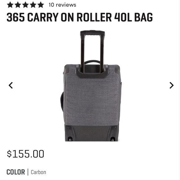 Dakine Carry on luggage with wheels